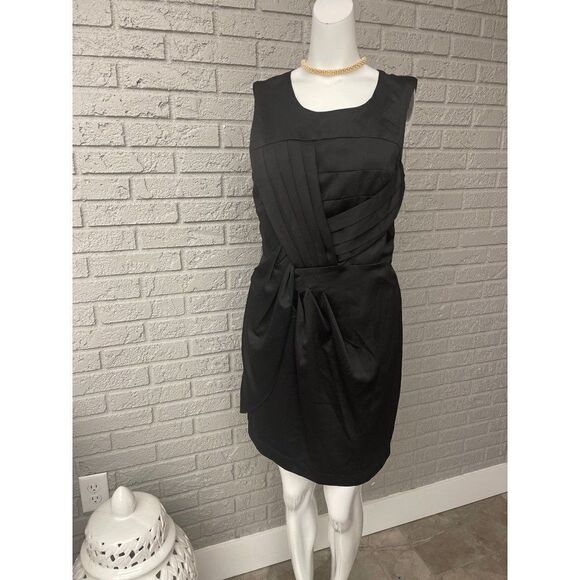 Twenty One Black Sleeveless Pleated Dress Size L - Picture 1 of 8
